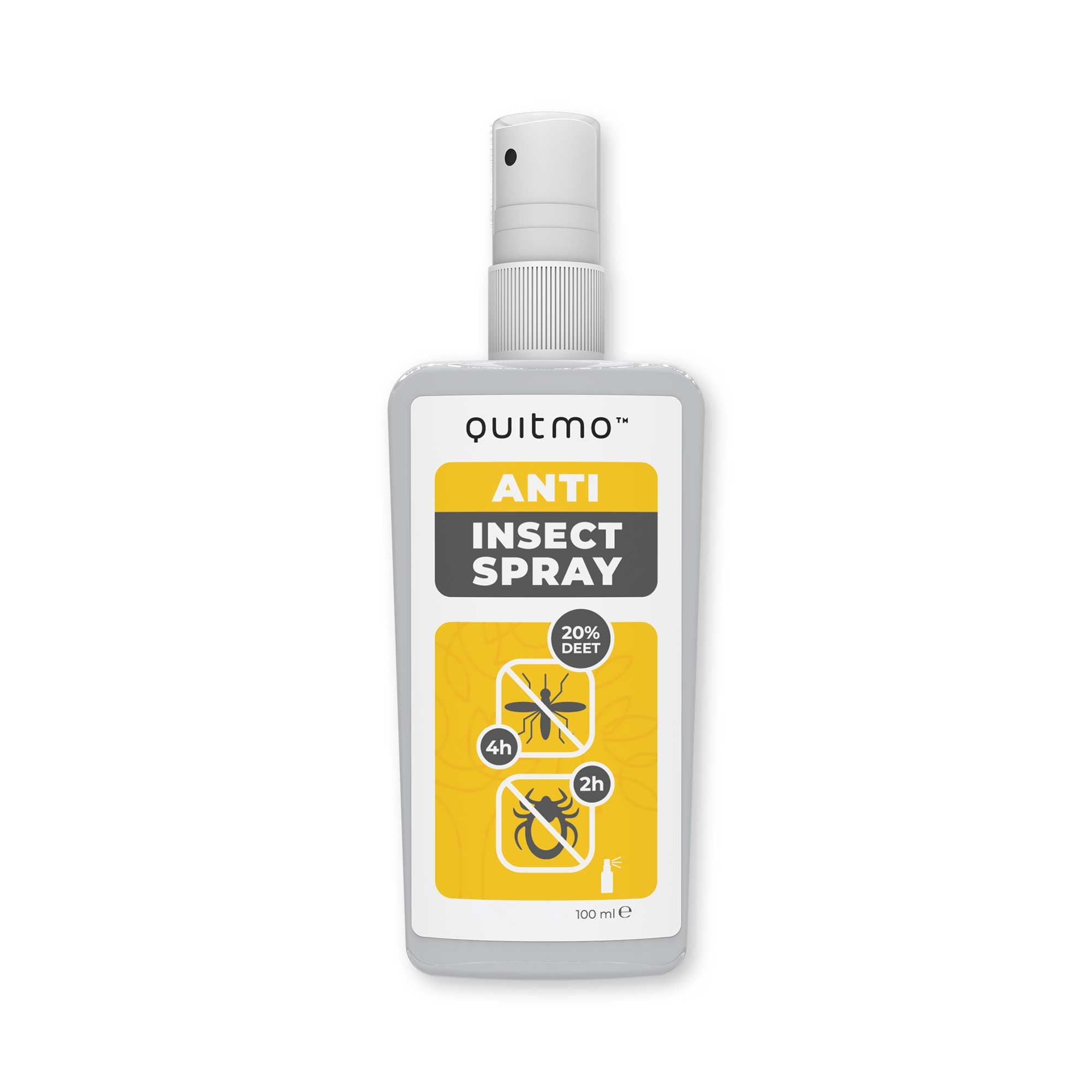 Anti insektspray 20% DEET, Quitmo 100 ml