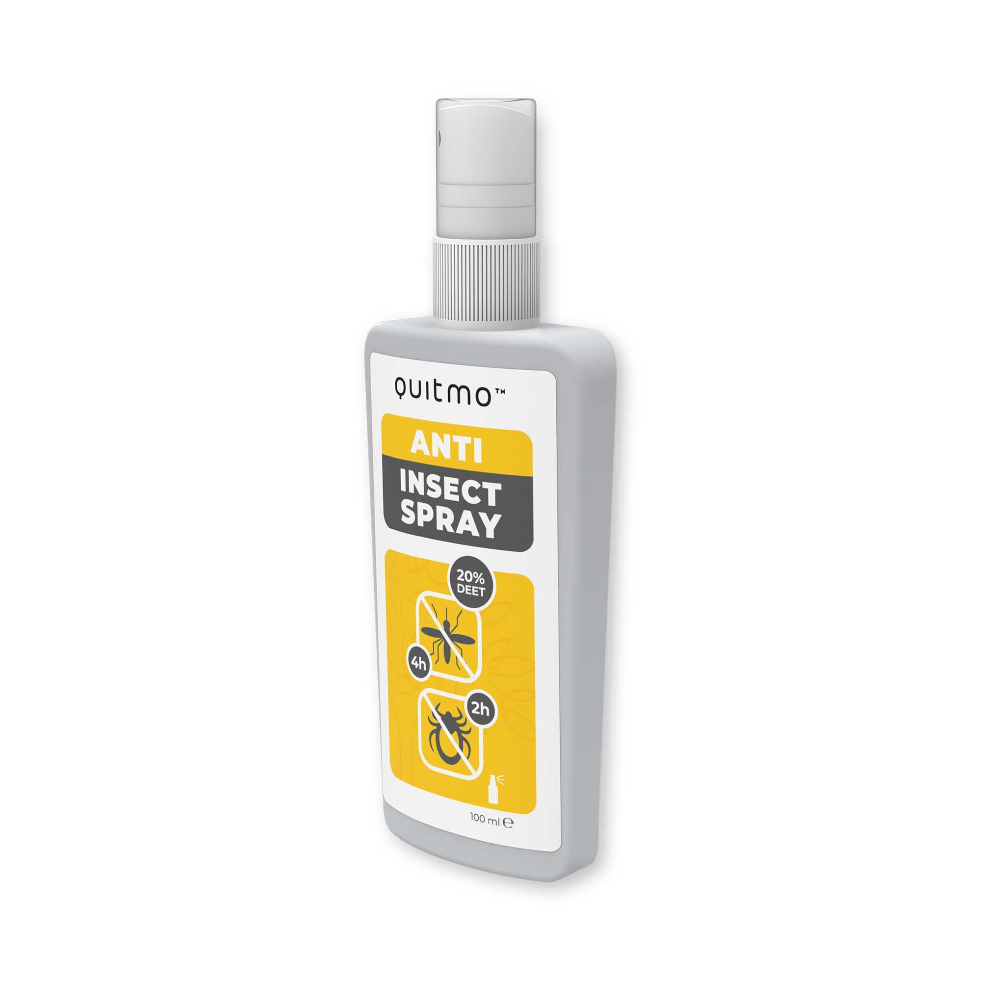 Anti insektspray 20% DEET, Quitmo 100 ml